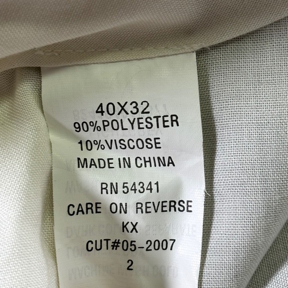 BRAGGI BY LOUIS RAPHAEL Mens Light Grey Dress Pants 40x32 Flat Front Classic Fit - Picture 8 of 15